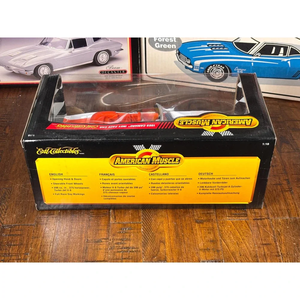 Ertl Collectibles American Muscle 1969 Camaro Convertible Indy Pace Car 1:18 New